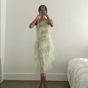 The Bar Kai Dress In Pistachio